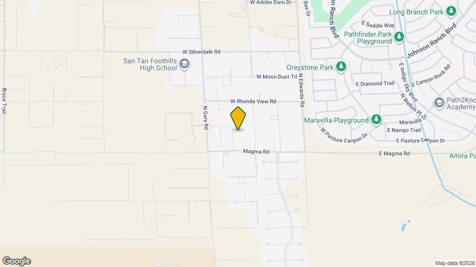 851 W Quail Cir Map and Location Details