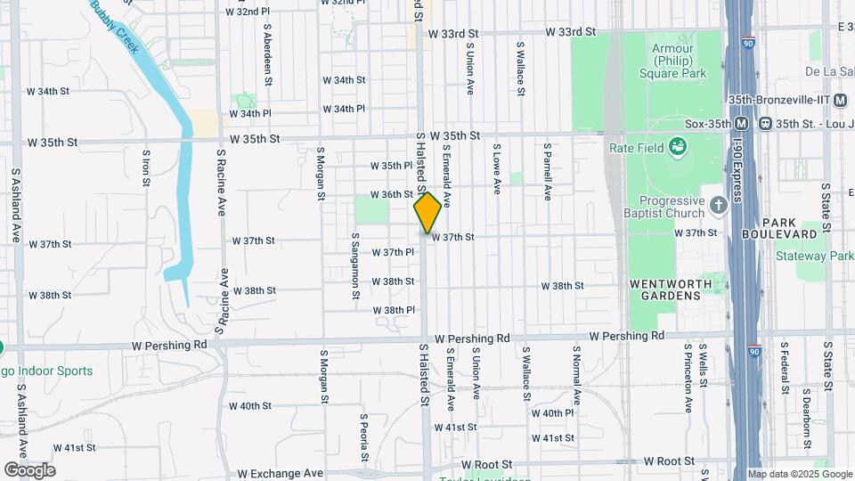 3701 S Halsted St Mapa y Detalles de la Ubicación