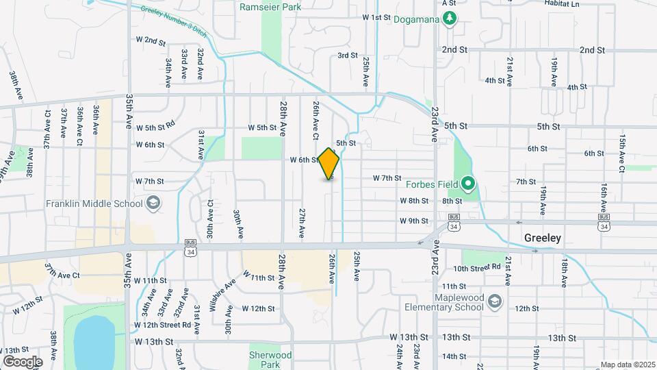 723 26th Ave Ct Map and Location Details