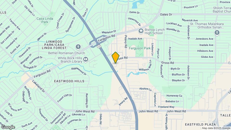 2728 N Buckner Blvd Map and Location Details