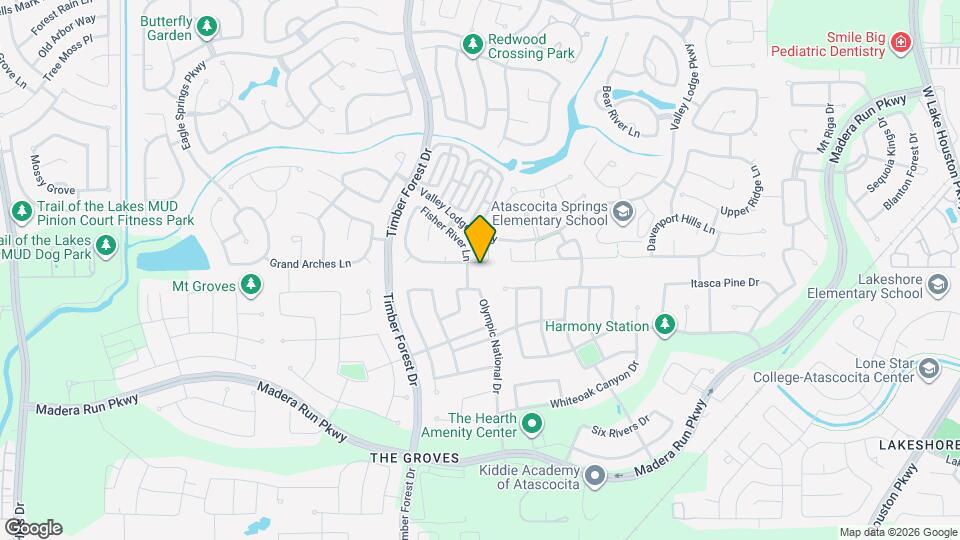 12610 Crockett Bend Ln Map and Location Details