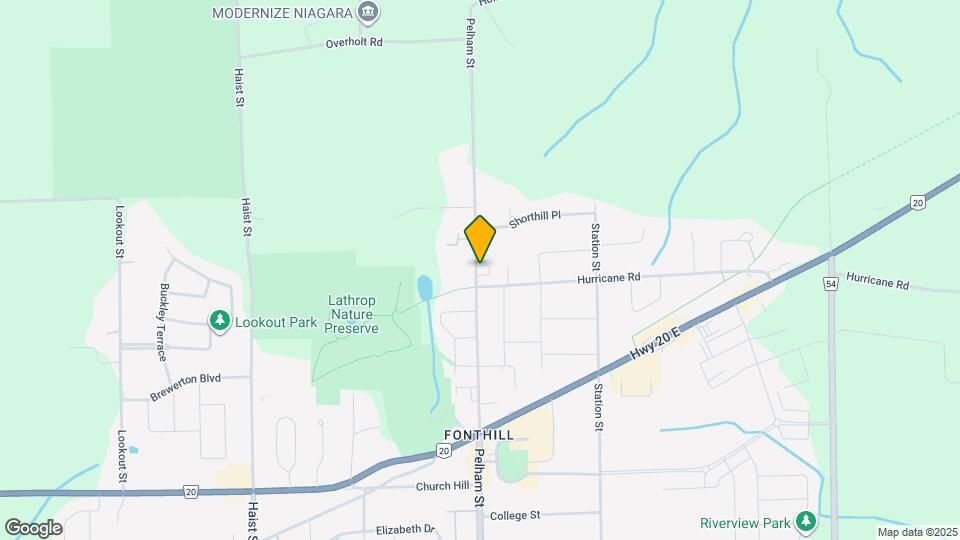 1599 Pelham St Map and Location Details