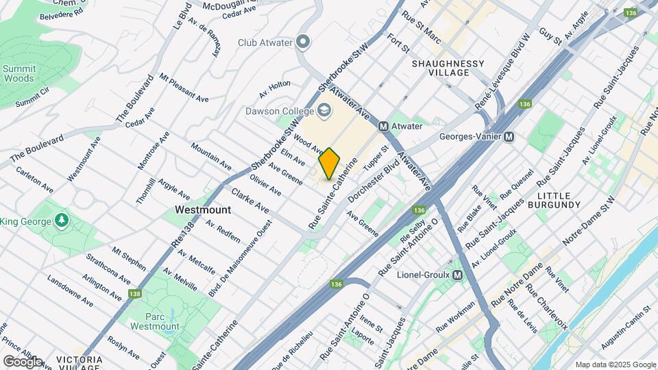 4175 Sainte-Catherine Rue O Map and Location Details