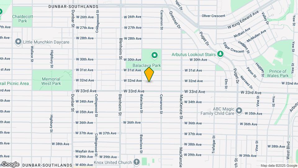 3126 W 32nd Ave Map and Location Details