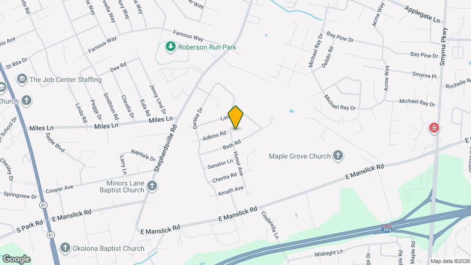 8603 Honor Ave Map and Location Details