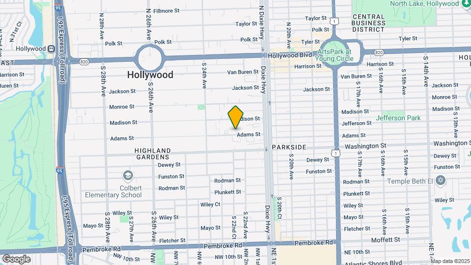 2221 Adams St Mapa y Detalles de la Ubicación