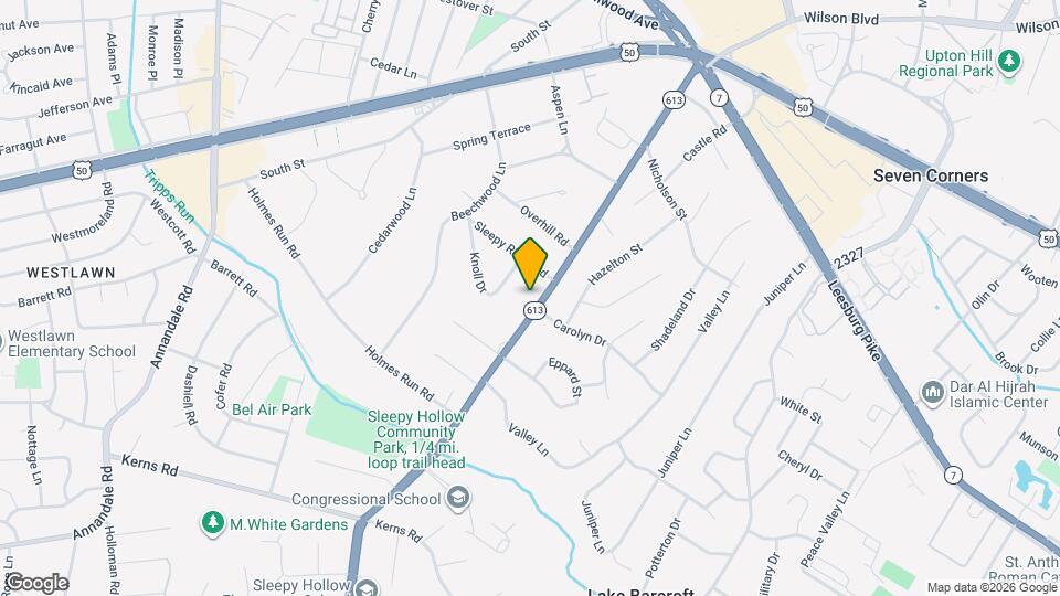 3104 Sleepy Hollow Rd Map and Location Details