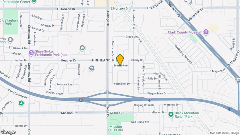 882 Scarlet Ave Map and Location Details