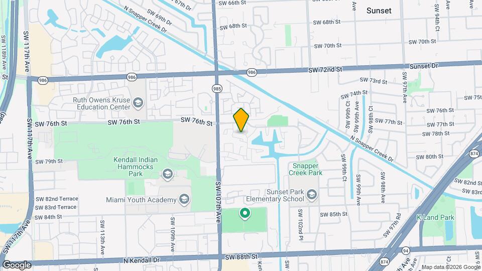 10583 SW 77th Terrace Map and Location Details