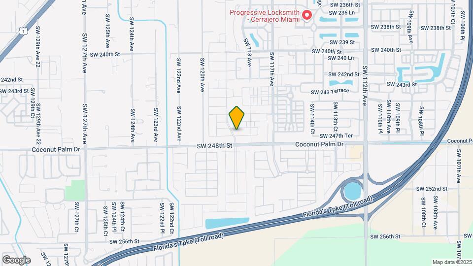 11871 SW 247th Ter Map and Location Details