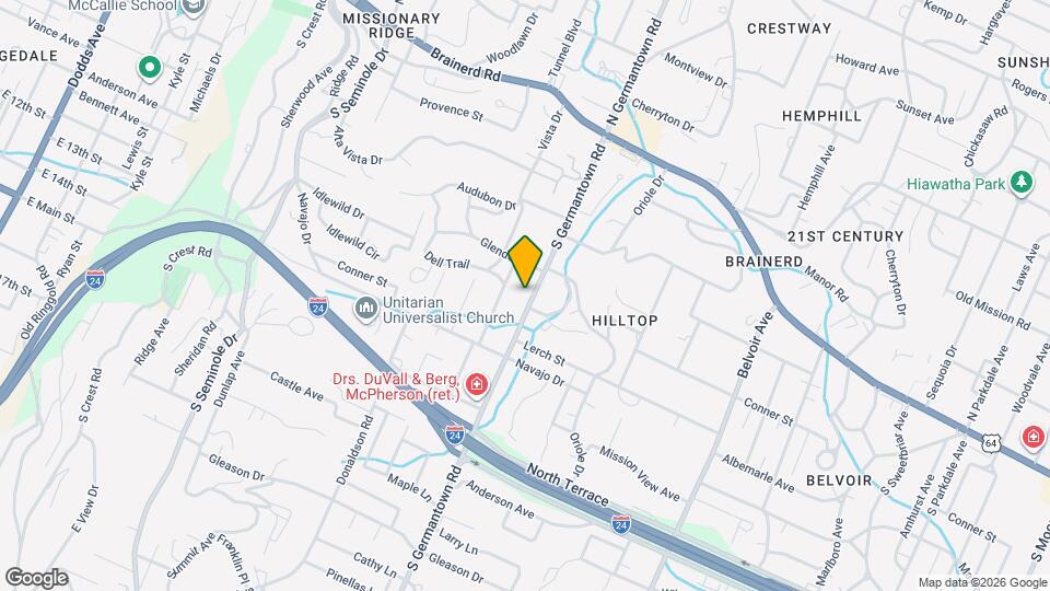 207 S Germantown Rd Map and Location Details