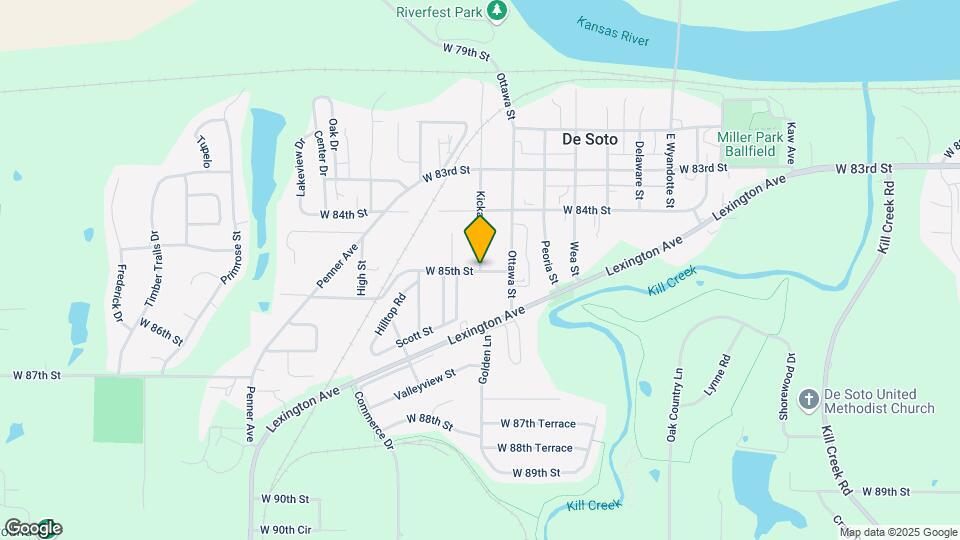 8522 Kickapoo St Map and Location Details