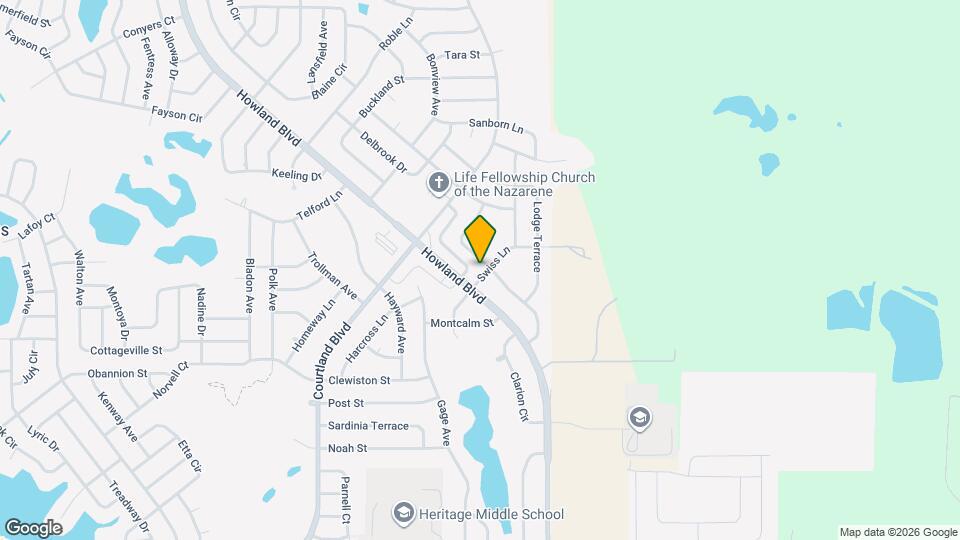 1343 Comerwood Dr Map and Location Details