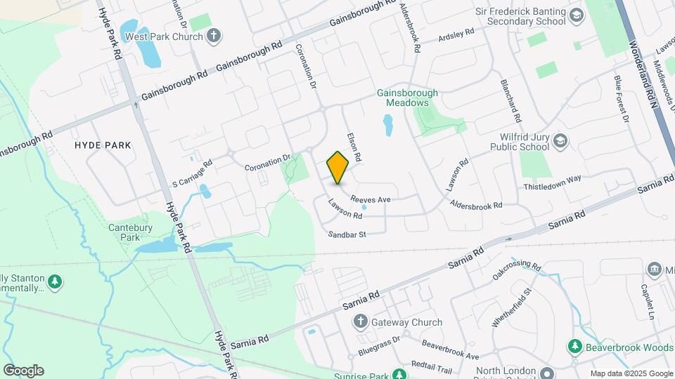 930 Reeves Ave Map and Location Details