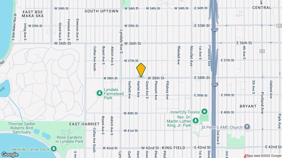 3801 Harriet Ave Mapa y Detalles de la Ubicación