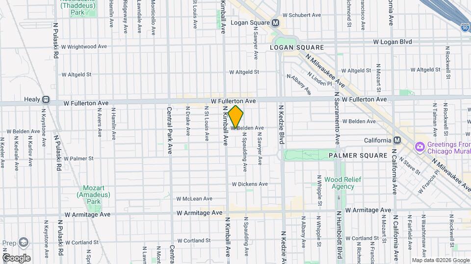 3319 W Belden Ave, Unit R2 Map and Location Details