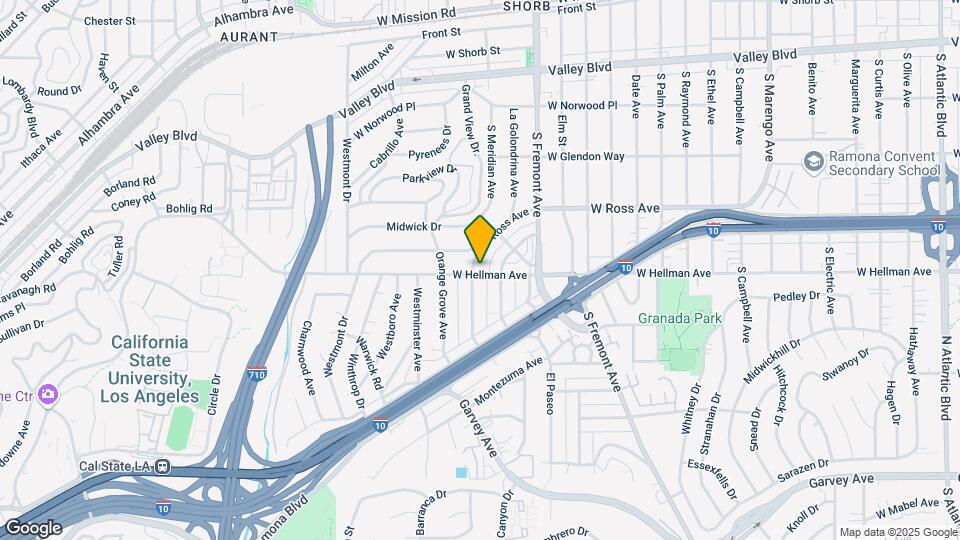 2016 S Meridian Ave Map and Location Details