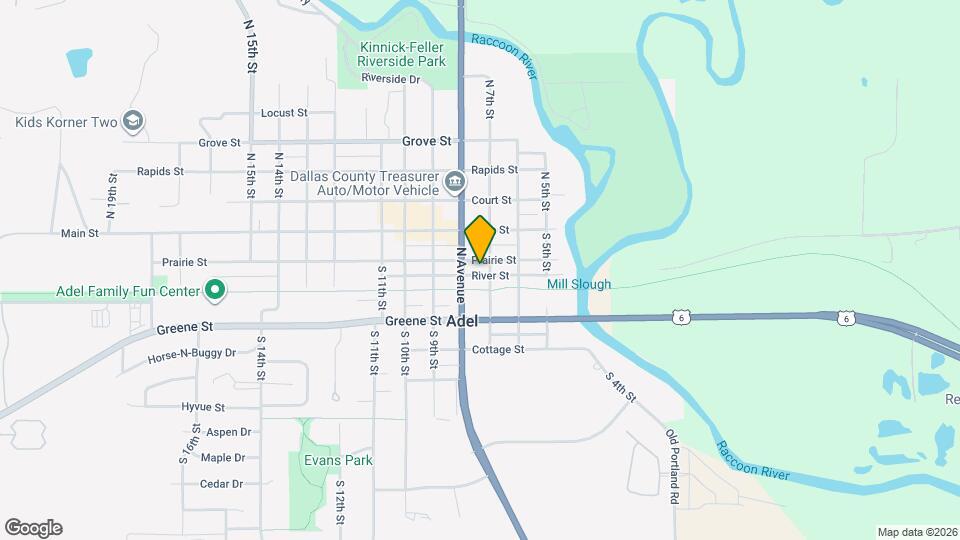 703 Prairie St Map and Location Details