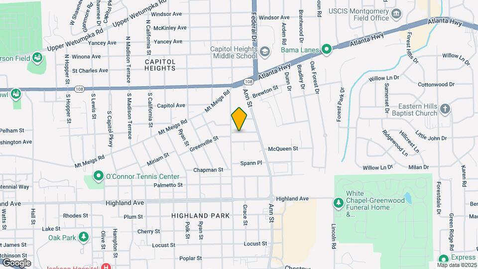 2514 Greenville St Map and Location Details