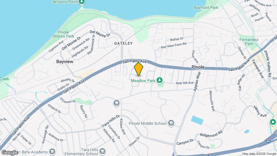 924 E Meadow Ave Map and Location Details