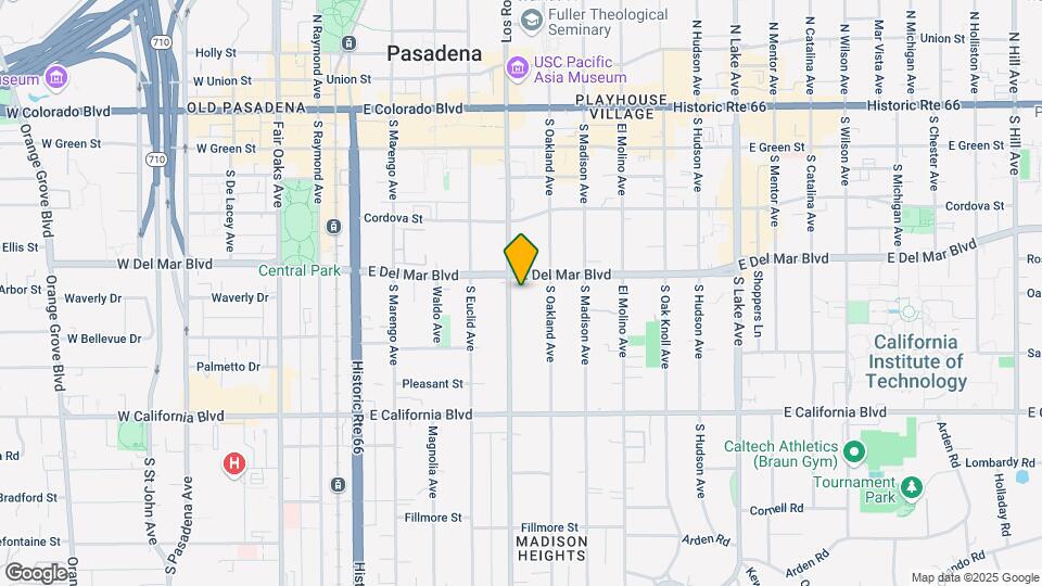346 S Los Robles Ave Mapa y Detalles de la Ubicación