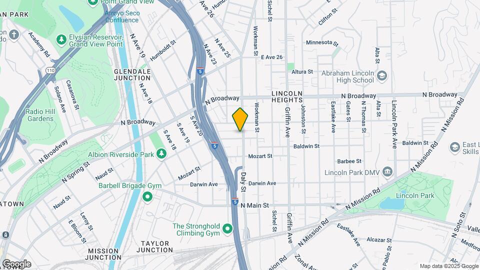 2205 Daly St Map and Location Details