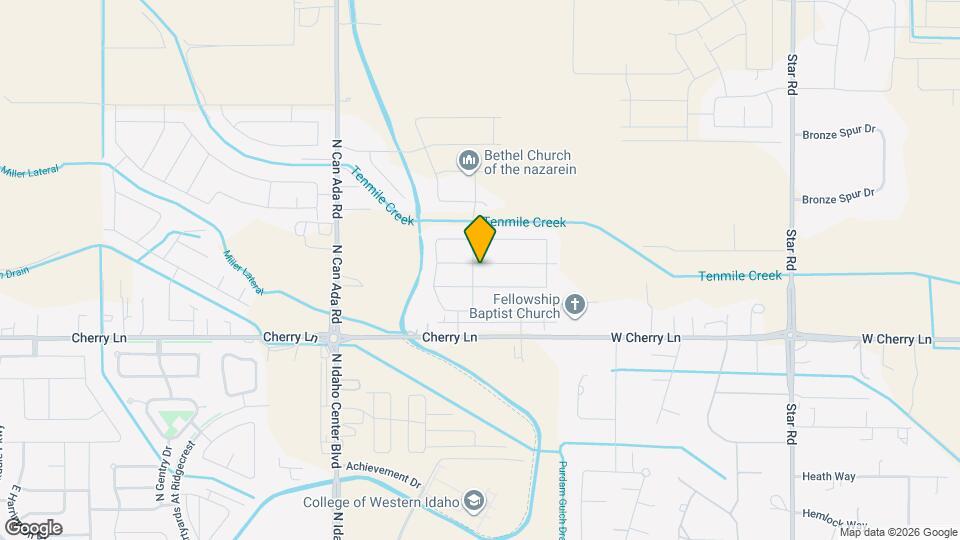 5683 E Upminster St Map and Location Details