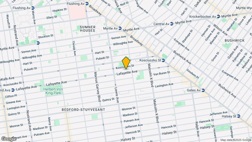 941 Lafayette Ave Map and Location Details