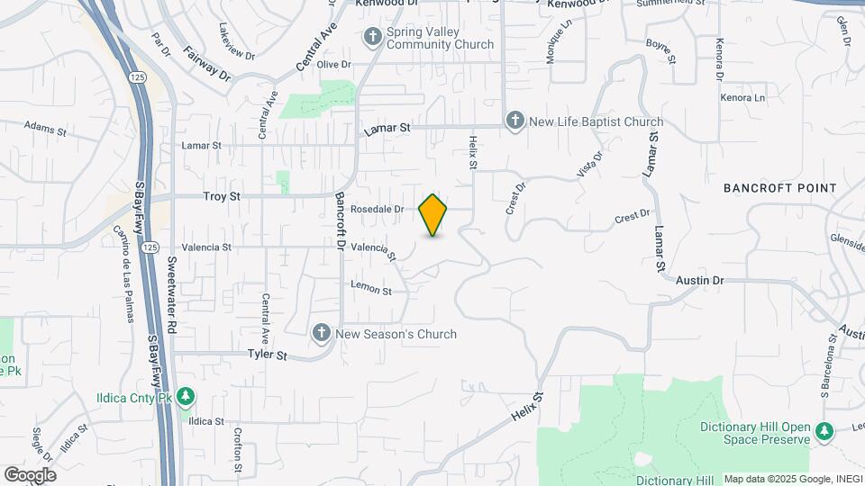 9149 Rosedale Dr Map and Location Details