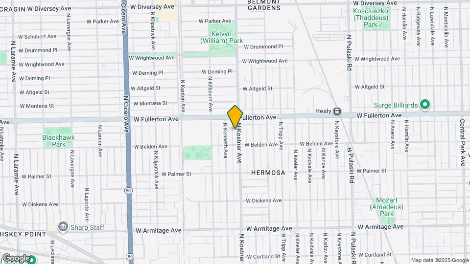 2326 N Kostner Ave Map and Location Details