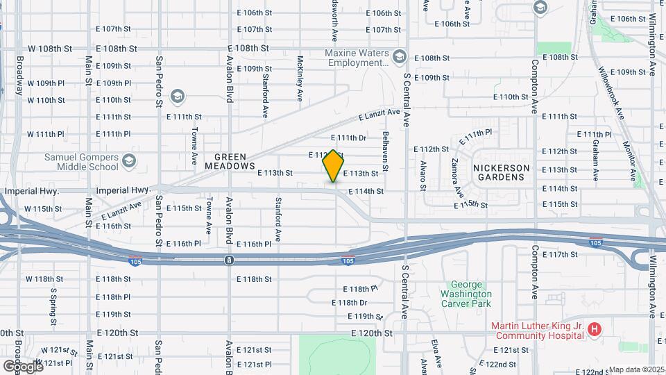 863 E Imperial Hwy Map and Location Details