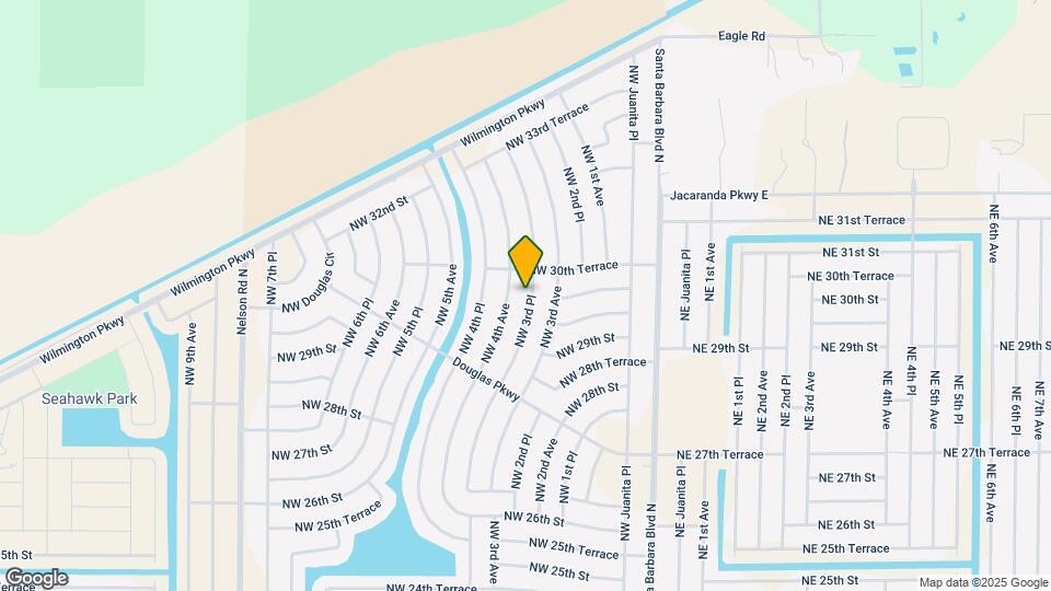 2934 NW 3rd Pl Map and Location Details