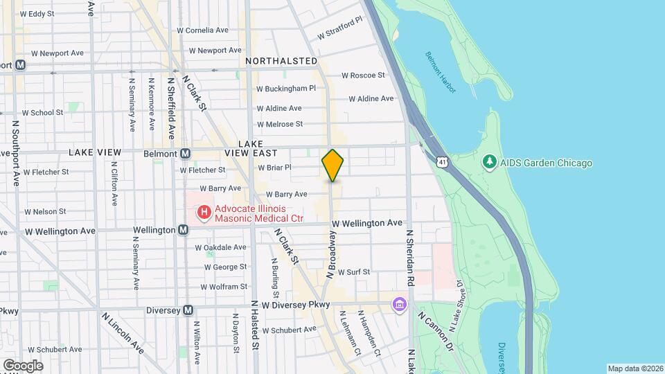 3121 N Broadway Map and Location Details