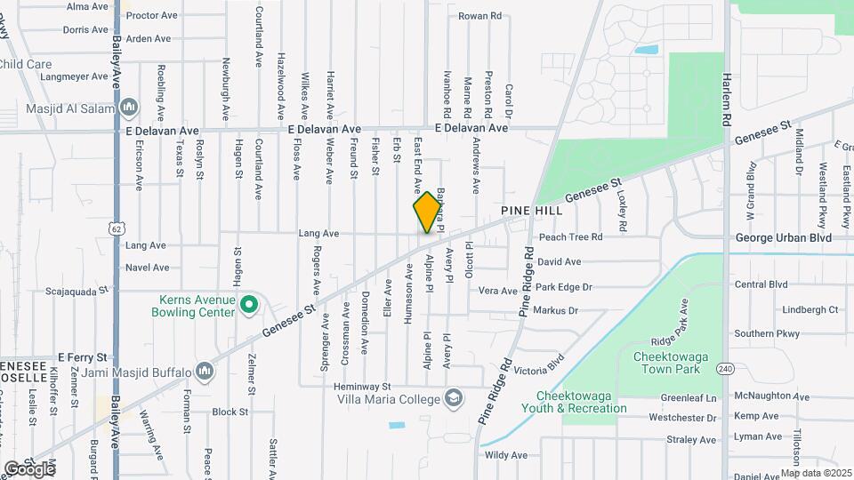 2290 Genesee St Map and Location Details