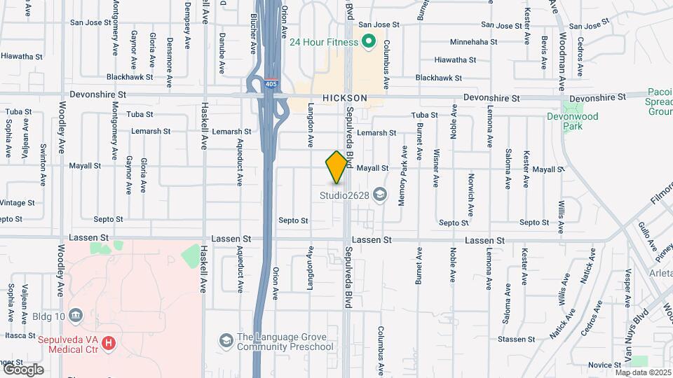 10027 Sepulveda Blvd Mapa y Detalles de la Ubicación