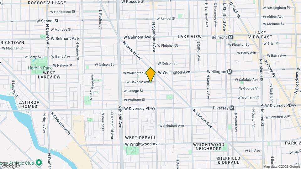 1413 W Oakdale Ave Map and Location Details