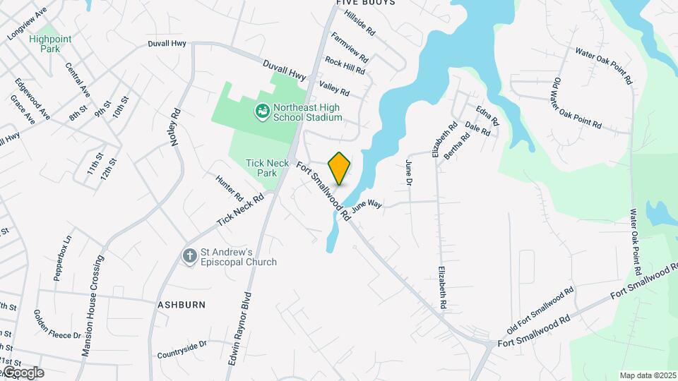 1238 Hillcreek Rd Map and Location Details