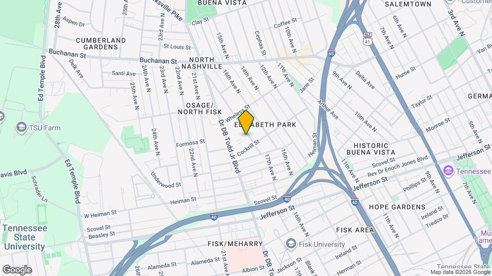 1609 17th Ave N Map and Location Details