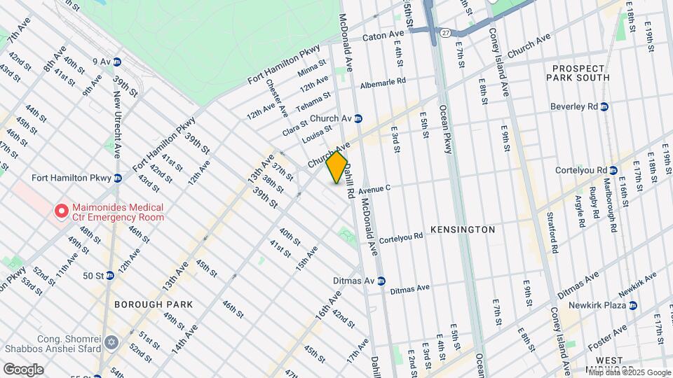1445 36th St Map and Location Details