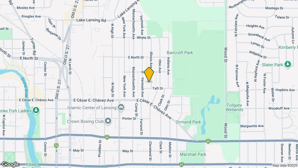 1311 Illinois Ave Map and Location Details