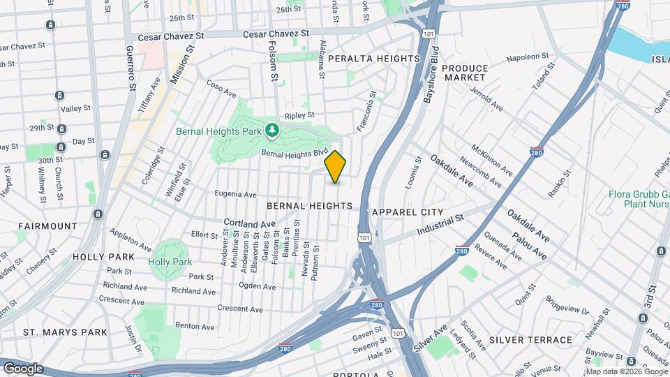 140 Bradford St Map and Location Details