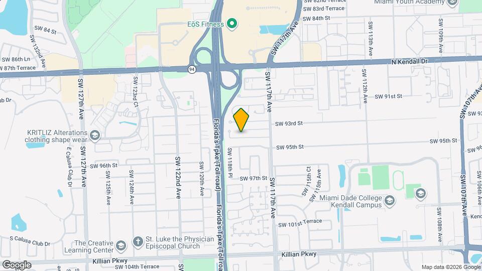 11841 SW 94th St Map and Location Details