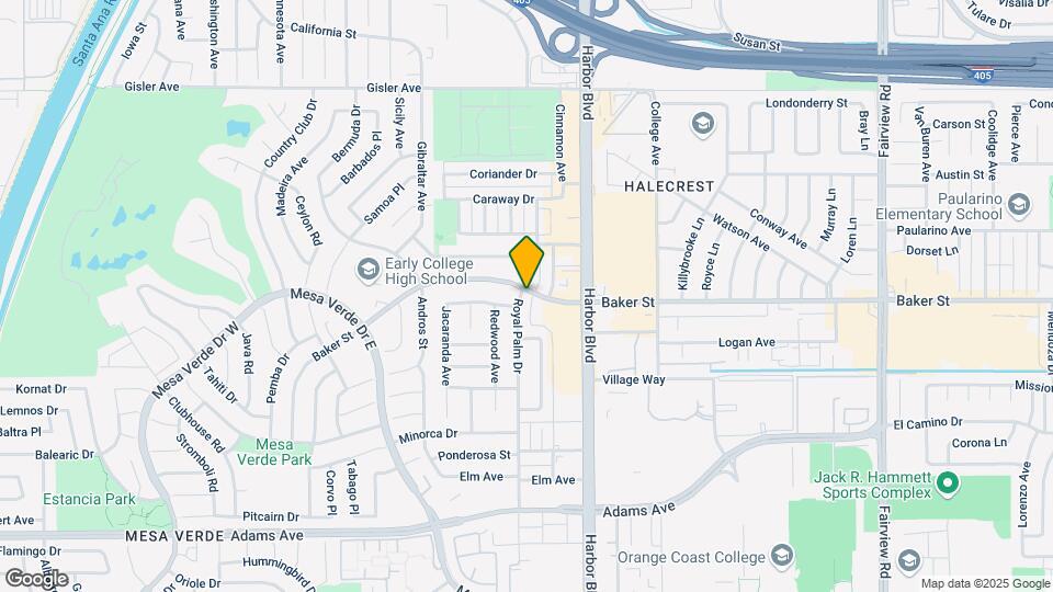 2992 Royal Palm Dr Map and Location Details