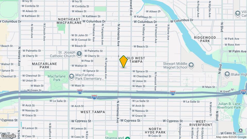 2329 W Spruce St Mapa y Detalles de la Ubicación