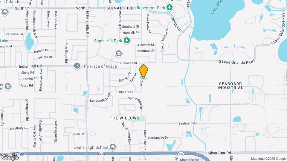 3607 Connor Ave Mapa y Detalles de la Ubicación