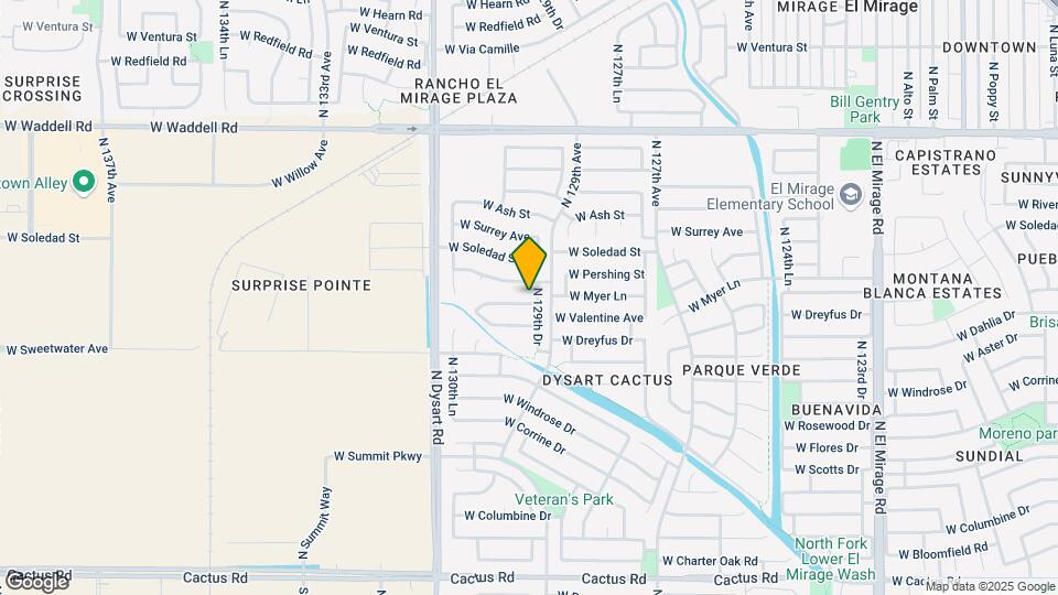 12906 W Valentine Ave Map and Location Details