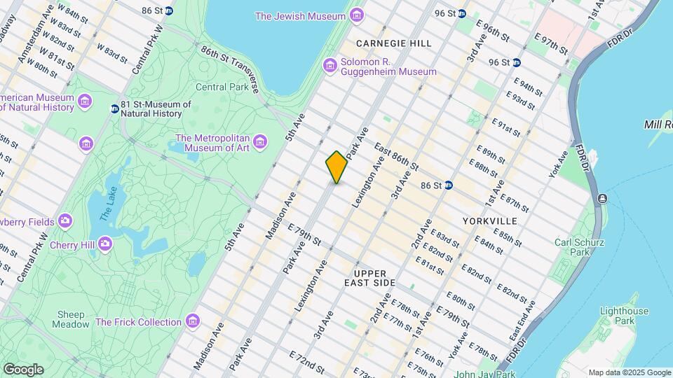 969 Park Ave Map and Location Details