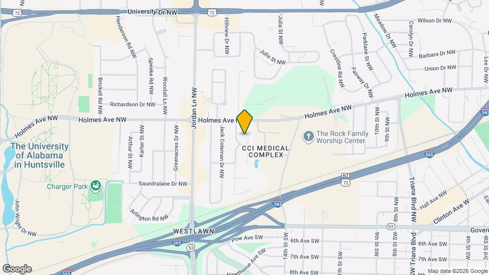 403 Hillmont Cir NW Map and Location Details