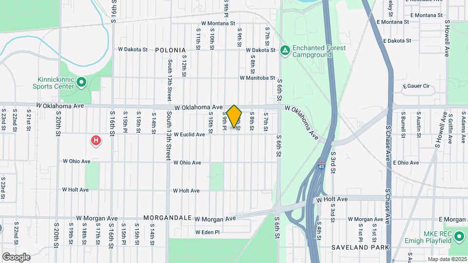 3171 S 9th St Map and Location Details