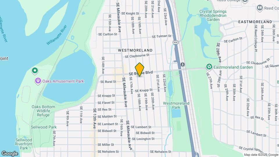 7036 SE 18th Ave Map and Location Details